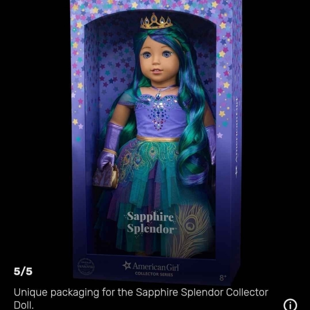 Unopened - American Girl 2022 Sapphire Splendor Collector Doll (Limited Edition)